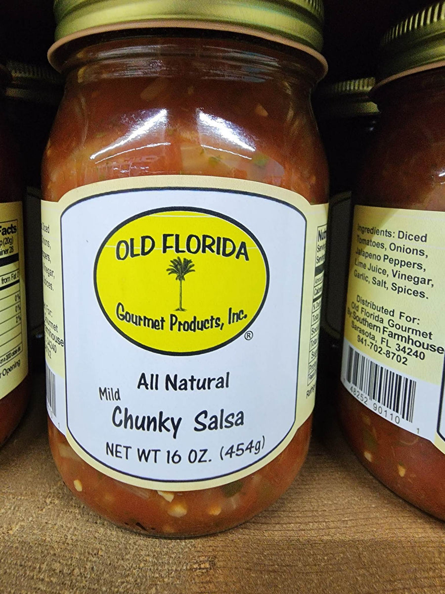 Chunky Salsa Mild Old Florida Cypress Creek Co Op