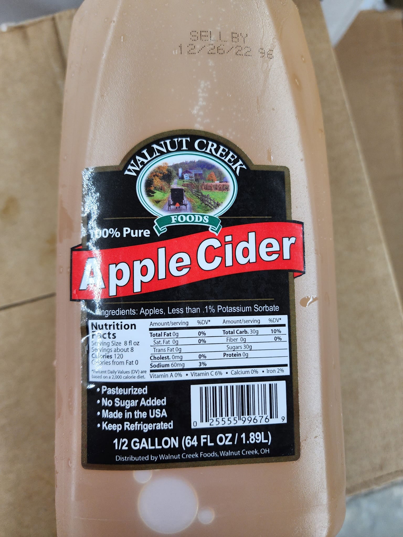 Apple Cider - 1/2 Gallon