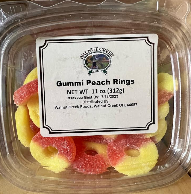 Gummi Peach Rings – Cypress Creek Co Op