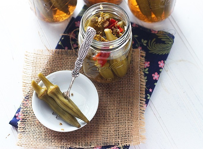 Amish - Pickled Okra - Hot - Cannon's Country Gourmet